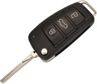 Cheie Auto Programabila Techstar cu 3 butoane pentru Audi Q7 B7 Q3 A3 TT A2 A8 A6 A6L A4 S5 C5 C6 B6 A4L A5 Q5 S RS - 4