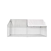 Cotet Gaini din plasa 3x4x2m ,Micul Fermier,  otel galvanizat,acoperis din polietilena - 1