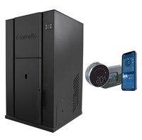 Centrala pe peleti Fornello Pellet King 40 kW cu control de la distanta, termostat Wi-Fi si buncar de 100 litri - 1