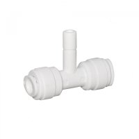 Conector Teu 3/8 - 3/8 Quick - 3/8 Stem - 1