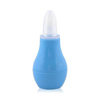 Aspirator nazal Lorelli pentru bebelusi, 0 luni+, varf moale din silicon, capac de protectie, Moonlight Blue - 1