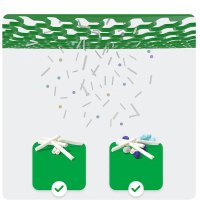 Set accesorii PETKIT Magnetic Cat Litter Remover pentru indepartarea nisipului tofu pentru pisici, verde - 2