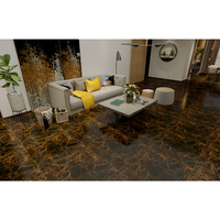 Gresie de interior Embrador Brown, 61 x 61 cm, lucioasa, aspect marmura - 2