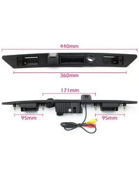 Camera de marsarier HD cu tehnologie Starlight Night Vision pentru Audi A3, A4, A6, A8, Q7 - 6