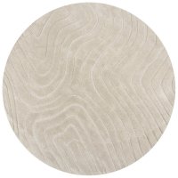 Covor rotund Flair Rugs Mesmerise, bej, 160 x 160 cm, din lana - 5