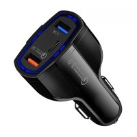 Incarcator Auto Techstar® Turbo Fast, 5V, 3.5A ,QC3.0, DUAL USB, Universal, Negru - 3