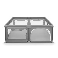 Tarc de joaca copii Lionelo Willow XL 180x200 cm pliere compacta gri - 3