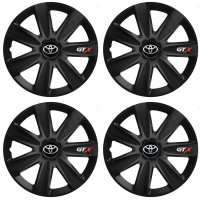 Set 4 Capace Roti GTX Negru Carbon R17, Pentru Toyota - 2