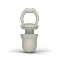 Suzeta cu alimentator din silicon BabySteps Crem pentru diversificarea alimentatiei - 1