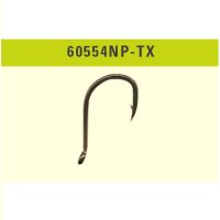Carlige pentru crap Mustad XV2 Chodda, nickel negru, 10 buc, Nr. 10 - 2
