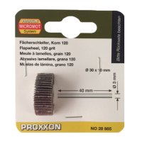 Perie evantai, slefuire lemn, plastic, metal Proxxon 28985, O30 mm, granulatie K120 - 1