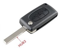 Cheie Auto Tip Briceag cu 3 Butoane pentru Citroen si Peugeot, Telecomanda 433 MHz, Cip ID46 - 1