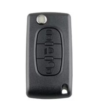 Cheie Auto Tip Briceag cu 3 Butoane pentru Citroen si Peugeot, Telecomanda 433 MHz, Cip ID46 - 3