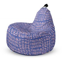 Fotoliu Updeco Big Chill Bean Bag cu model striped - 5
