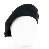 Bereta neagra din lana de la brandul francez - 1
