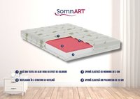 Saltea ortopedica Somnart XXL Memory Plus, cu spuma cu memorie, 120x200x25 cm, husa Aloe Vera - 2