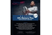 Saltea ortopedica Somnart XXL Memory Plus, cu spuma cu memorie, 120x200x25 cm, husa Aloe Vera - 6