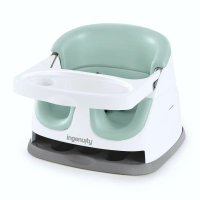 Scaun Inaltator 2-in-1 Ingenuity cu Tavita Pliabila, Utilizare Flexibila, Pana la 22 kg, Fara BPA, Verde - 1