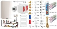 Pachet complet pentru apartament 3 camere cu centrala termica Ariston HS Premium EU2 24 kW - 1