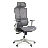 Scaun ergonomic de birou SYYT 9511 cu tetiera ajustabila, gri - 1