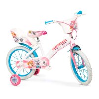 Bicicleta pentru fetite Toimsa Paw Patrol Girl 14 inch cu roti ajutatoare, 2 cosulete, frana de mana pe ambele roti, scaun si ghidon reglabile pe inaltime - 13