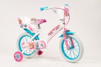 Bicicleta pentru fetite Toimsa Paw Patrol Girl 14 inch cu roti ajutatoare, 2 cosulete, frana de mana pe ambele roti, scaun si ghidon reglabile pe inaltime - 5
