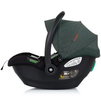 Carucior gemeni Chipolino Duo Smart 3 in 1 basil, Cadru aluminiu, pliere compacta, Suspensii si frana, Spartar reglabil, accesorii incluse - 8