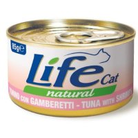 Hrana Umeda Pisici, Life Cat, Ton & Creveti, 85 g - 1