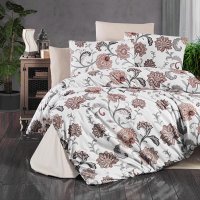 Lenjerie de pat Ranforce Clasy King Size (rnf_28) din 100% bumbac - 1