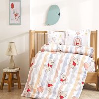 Lenjerie Patut Bebe Winnie The Pooh Cloudy (Bumbac 100%) - 1