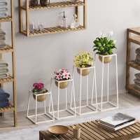 Ghiveci decorativ GED018C Auriu 17x30x30 cm - 1