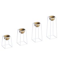 Ghiveci decorativ GED018C Auriu 17x30x30 cm - 4