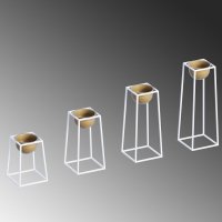Ghiveci decorativ GED018C Auriu 17x30x30 cm - 5