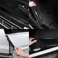 Banda Adeziva Carbon pentru Protectie si Tuning, Interior sau Exterior Auto, 5x500cm, Negru - 7