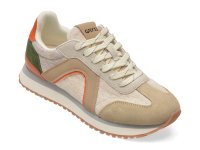 Pantofi sport GRYXX bej, 24294, din material textil si piele naturala - 1