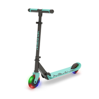 Trotineta pentru copii Chillafish Flexxi Glow Mint pliabila, ghidon reglabil, roti ABEC-5, greutate admisa 50 kg - 9