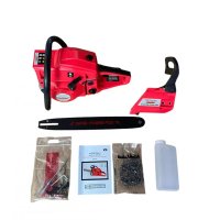 Drujba pe benzina Craft-Tec Germany Power Plus Red Edition X8800, 8.8 CP, 6.5 kW, lama 40 cm, lant 32 dinti, motor 2 timpi, sistem anti-vibratii - 4