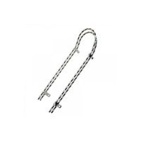 Suport pentru Sissy Bar Pegas, design patrat torsionat, dublu, lungime 18 inch - 1