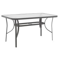 Masă de grădină Ensure Gri 120x80x70 cm - 1