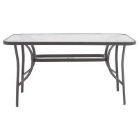 Masă de grădină Ensure Gri 120x80x70 cm - 3