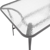 Masă de grădină Ensure Gri 120x80x70 cm - 5