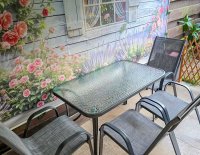 Masă de grădină Ensure Gri 120x80x70 cm - 2
