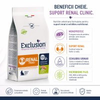 EXCLUSION Monoprotein VD Renal Phase 1 - Hrană Uscată pentru Pisici cu Porc și Orez, 1.5kg - 3