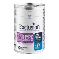 EXCLUSION Monoprotein VD Hypoallergenic pentru Câini cu Pește și Cartofi, Dietă Veterinară, Conservă Umidă fără Cereale, 400g - 2