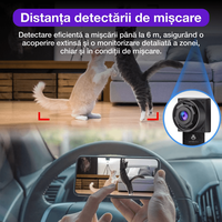 Micro camera ascunsa, VD06A, WIFI, detectarea miscarii, vedere nocturna, 1080P, Android/iOS, autonomie  5 ore - 4