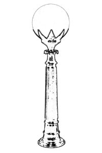 Lampadar de exterior 68209 Alb 95x25 cm - 2