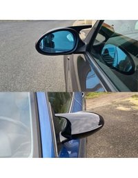 Set capace oglinzi Batman Style pentru Bmw Seria 3 E90, E91, E92, E93, Seria 1 E81, E82, E87, E88 negru lucios - 9