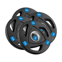 Discuri Olimpice Rebel Active RBA-2108, Set 4 x 2.5kg, 20cm, Negru - 1