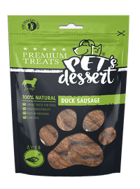 Carnati din Rata pentru Caini Pet's Dessert, 80 g - 1