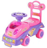 Masinuta fara pedale Ride-On Malplaycu Pink Butterfly cu 17 melodii, spatar inalt, spatiu depozitare, greutate maxima admisa 20 kg - 8